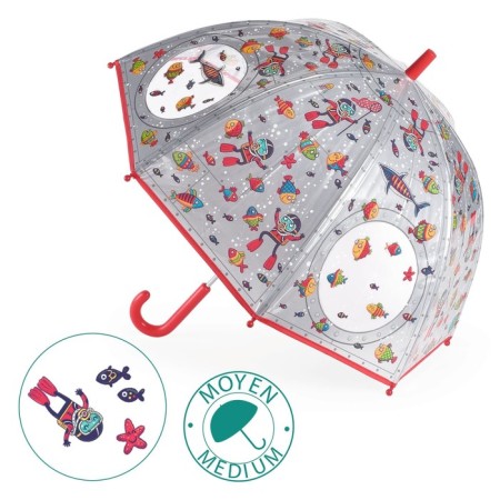Umbrella Djeco "under water", 8 spokes-1
