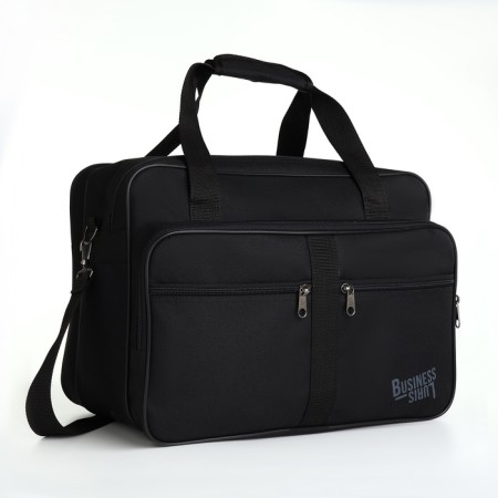 Male bag, luris, black color-1