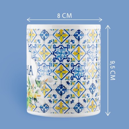 Ceramic "Anna" classic, 320 ml, white color-1