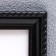 Photo frame plastic L-1 15x21 cm black (plastic screen)