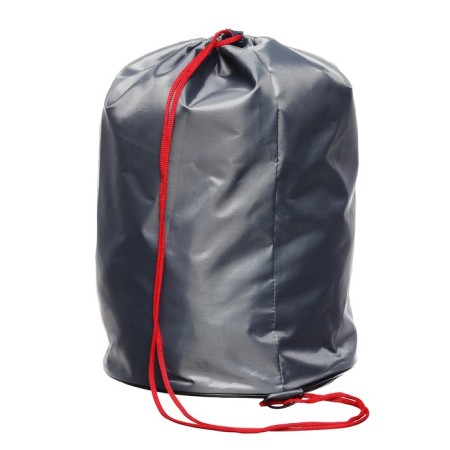 A bag for shoes and balls 360 x 220 mm, round bottom D 220 mm, calligrata (soft polyester, density 210 D), gray-3