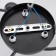 Chandelier 2003/3 E27 60W black 45x45x25 cm Bayerlux