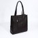Bag Vita with a zipper, brown color