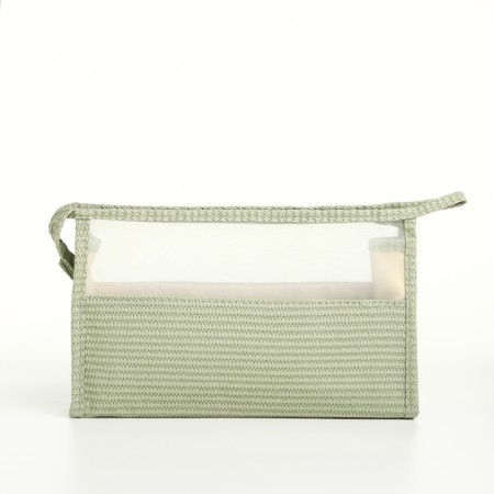Lightning cosmetic bag, green color-1