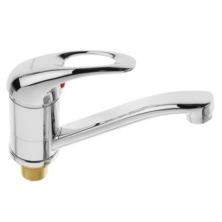 Accoona A4240 kitchen mixer, one -leaf, with nut, silumin, chrome