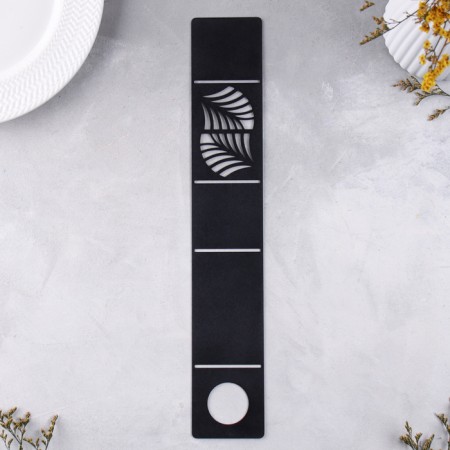 Brill -free "Palm sheet" 7x7x11.5 cm, black-3