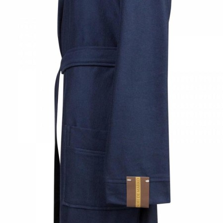 Male robe with a hood "Marvin", size m, color blue-2