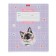 Notebook 12 sheets in a cage on a clip "cats are different", mix