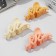 Hair crab "Matte" wave tilt, 7.5 cm, mix