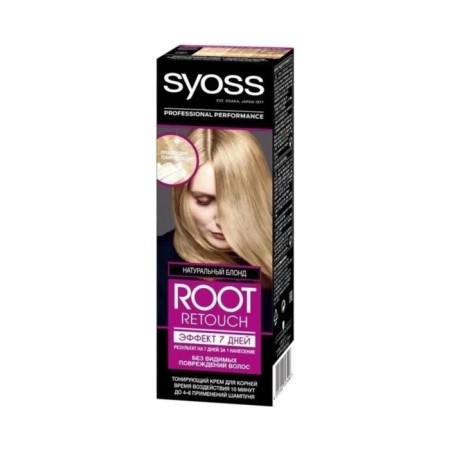 SYOSS ROOTOUCH tinting cream for hair, natural blond, 60 ml
