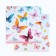 Scrapbooking paper "Bright butterflies", 30.5 x 32 cm, 180 g/m²