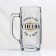 Glass mug for beer "Hamburg. Chirz ", 330 ml, Mix drawing