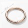 Karabin ring, d = 38/48 mm, thickness - 5 mm, 5 pcs, gold color