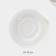 Coffee steam porcelain Magistro Rodos, 2 items: a cup 100 ml, a saucer d = 15 cm, white color
