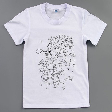 Set for creativity "T -shirt - coloring. Dragon.stichia »Size: 122-128 cm-5