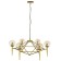 Paletto chandelier 6he27 40W gold 70x66x36-80cm Bayerlux