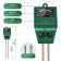 Luazon measurement device, humidity/pH/soil acidity, green