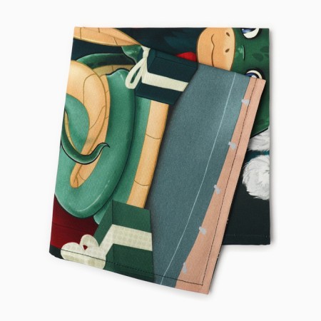 Set of Gift Ethel "Happy Year": a towel 40x70 cm, a baking form, grabbed 1041983-5