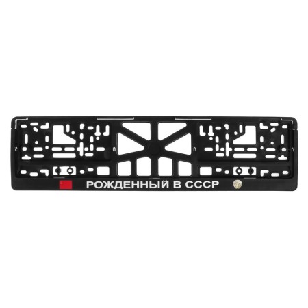 Frame for the car number "Born in the USSR"