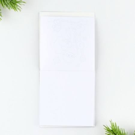 Gift New Year's set: notebook and wax crayons "Time of Miracles"-6