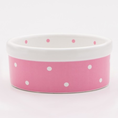 Ceramic bowl "Princess" 100 ml is small 8.5 x 3.5 cm, pink-3