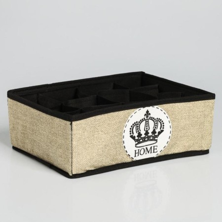Organizer for storage, coffee for linen 12 cells "Home", 27 x 20 x 10 cm.-1