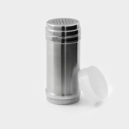 The capacity for spices "for sugar powder", 400 ml, silver color-4