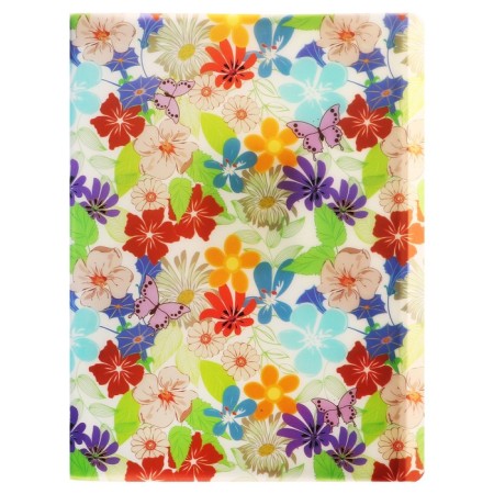 Folder with 30 Calligrata "Flowers" A4, plastic, 400 μm, mix-13