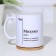 Named mug, sublimation "Mikhuil", with application