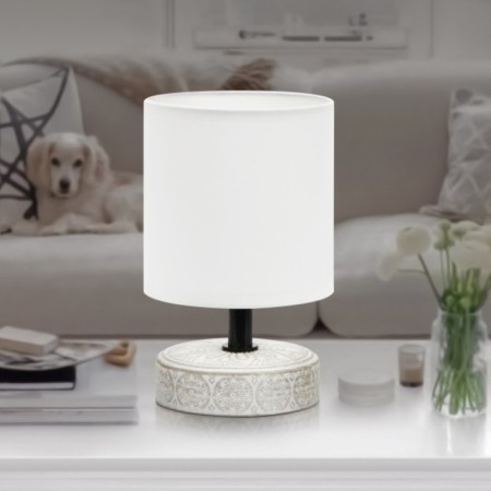 Rivoli Eleanor 1he14, 40 watts ceramics, beige/white-4