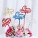 Topper "Happy Birthday, with patterns" 13 × 9 cm, color mix, give beautifully