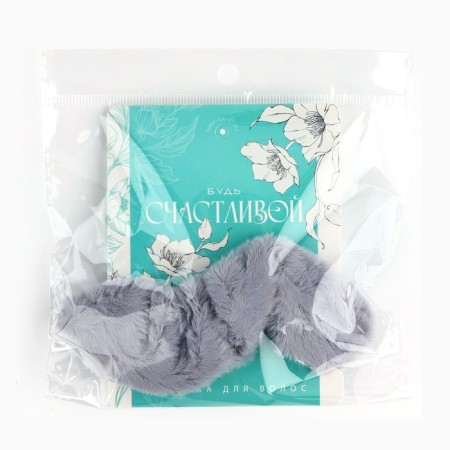Hair gum "Be happy" 7.7 x 11 cm-5
