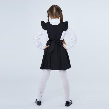 School sundress, black color, height 128-2