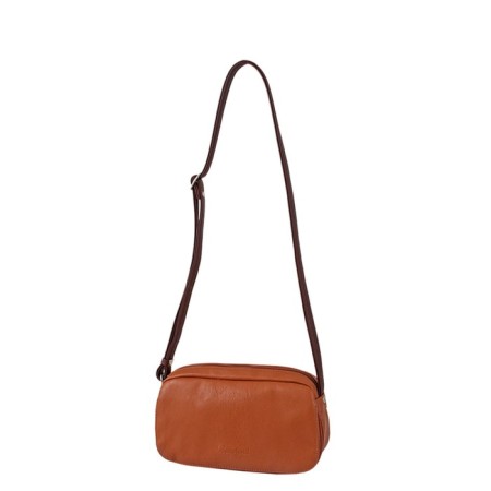 Cross-Bodi bag, lightning department, brown color 16x24x9cm