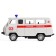 Metal machine "UAZ-3962. Ambulance ", inertia, 1:43