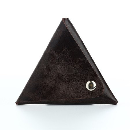 Monetnik on the button, Textura, brown color-1