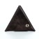 Monetnik on the button, Textura, brown color
