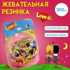 Chewing gum LOVE IS, mix, sphere, 4.2 g