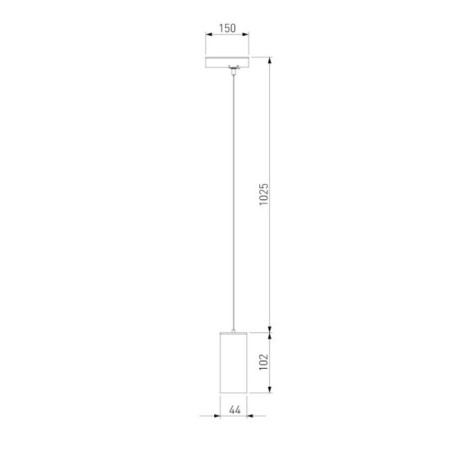 Elektrostandard track lamp, amend, 148x44x1160 mm, 12W, LED, 1015LM, 4000K, white color-2