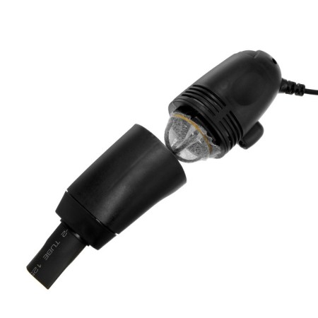 USB vacuum cleaner Luazon MR-01, for PC, with nozzles, USB, black-2