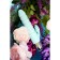 A relief vibrator with clitoral stimulation Flovetta Flax, silicone, mint, 17.5 cm