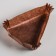 Baking shape is brown, the shape of the triangle, 10.2 x 10.2 x 7.5 x 2.5 cm