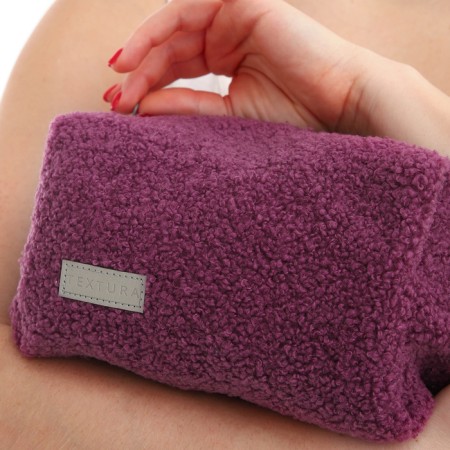 Women's road cosmetic bag with a Textura lining, purple color-7