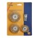 A set of metal brushes for the tundra drill, flat 50-63-75 mm, 3 pcs. + 2 studs