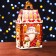 Gingerbread gift box 14.6 x 8.2 x 32 cm