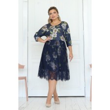 Women's dress, size 54, blue color