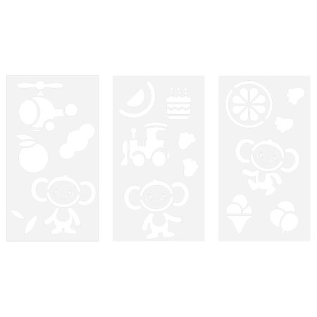 Set of stencils of multi-bullets "Cheburashka"