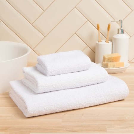 Terry towel economy and I 30*60 cm, col. White, 100% cotton, 320 g/m2