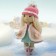 Set for creating a doll made of felt "Baby Lucy" series "Girlfriends"