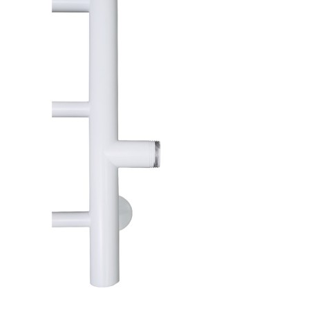 Water towel "Sanprise" Aurora P6, 200x800 mm, side connector., White matte-3